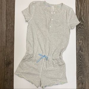 Ivivva Jump All In Romper Light Gray Sz 12 NWOT